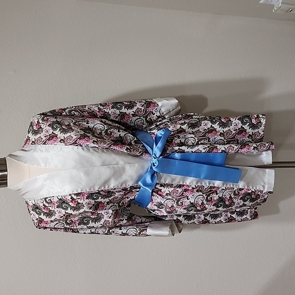 Victoria's Secret Other - Vintage Victoria's Secret Gold Label Robe Floral Paisley Cottagecore Feminine